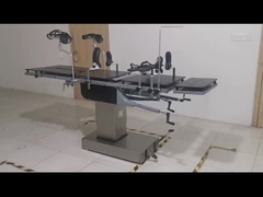 Manual Hydraulic Surgical Operating Table Double Layer Table Top For X Ray Cassette