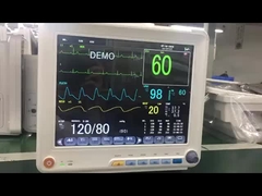 เครื่องติดตามผู้ป่วยแบบพกพา สําหรับการติดตามอัตราการเต้นของหัวใจและอุณหภูมิออกซิเจนอย่างต่อเนื่อง