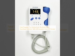Fetal Doppler For Home Use Handheld Baby Heartbeat Monitor With HD Speaker And LCD Screen
