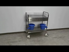 รถกระบะการแพทย์สแตนเลสเกรดผ่าตัด รถกระบะการแพทย์เคลื่อนที่ที่มีชุดสําหรับการดูแลสุขภาพ