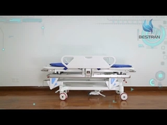 OR-Ready โรงพยาบาลการขนส่ง stretcher การออกแบบ Radiolucent สําหรับการถ่ายทอดการผ่าตัดที่ไม่มีรอยต่อ