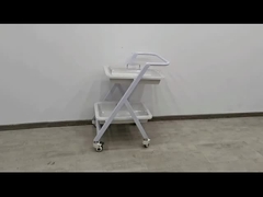 รถขนส่งเอ็นโดสโกปี พร้อม 2 ถัง รถขนส่งเอ็นโดสโกปีมือถือสําหรับคลินิกและโรงพยาบาล