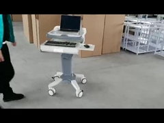 คาร์ทคอมพิวเตอร์แลปโตปแพทย์แบบเออร์โกโนมิก โทรศัพท์มือถือสําหรับโรงพยาบาล