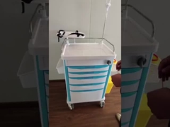 Mobil darurat canggih dengan kunci sekali pakai, penyimpanan yang cukup, platform defibrillator & O2/IV siap