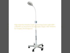 High-Intensity Hospital Grade Gynecology Exam Light With ≥100,000 Lux Illuminance & Adjustable Height 1560-1970mm For Surgery And Diagnosis