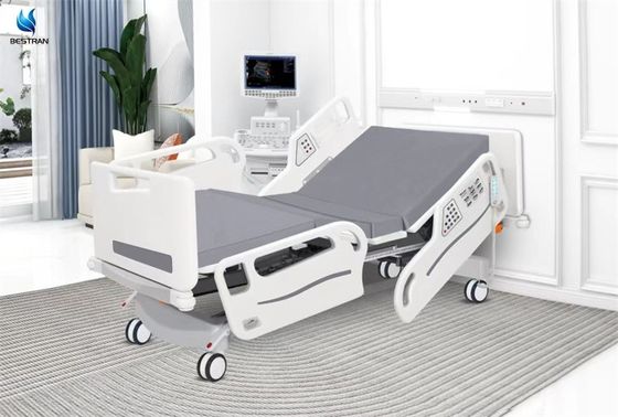 comprare Letto ospedaliero sanitario motorizzato con batteria di riserva pulsante di arresto di emergenza CPR elettrico online manufacture