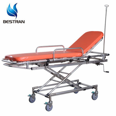 Buy Aluminum Alloy MRI Patient Stretcher Non Magnetic Bed Transport Examination In Hospital online manufacture