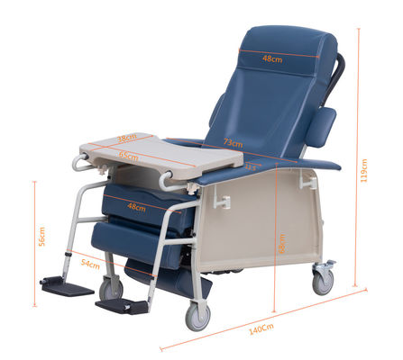comprar Silla reclinable médica ajustable para pacientes y ancianos con apoyo lumbar online manufacture