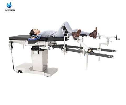 Buy Medical Electric Hydraulic Adjustable Surgical Table With 450kg Capacity For Trauma Spine C-Arm Procedures online manufacture