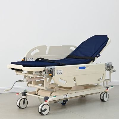 Buy Foldable Rails Transfer Stretcher Trolley Manual Lift System Horizontal Rail Position online manufacture