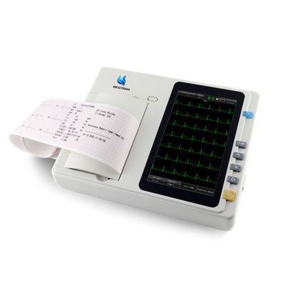 Beli Mesin EKG 3-Saluran Layar Sentuh 7-inci Dan Tampilan LCD Berwarna Untuk Pembacaan Akurat online manufacture