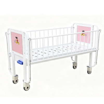 Buy Single-Crank Hospital Pediatric Bed With Adjustable Backrest And Full-Length Safety Rails online manufacture
