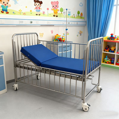 Купить Durable Stainless Steel Children's Hospital Bed With IV Stand And Safety Rails online manufacture