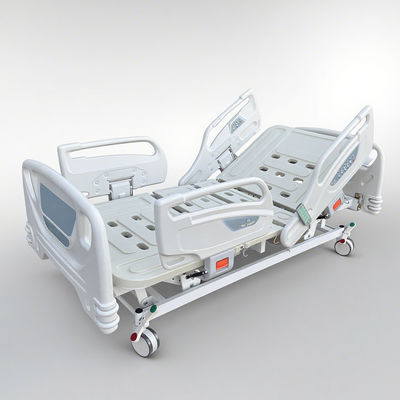 ซื้อ 5-Function Electric ICU Bed With Manual CPR, Battery & Integrated Side Rail Controls online manufacture