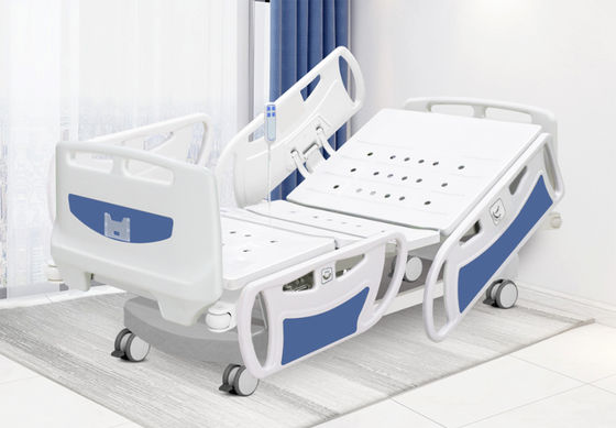 comprar 5-Function Electric Medical Bed With Corner Bumpers, Silent Casters & Full-Length PP Rails online manufacture