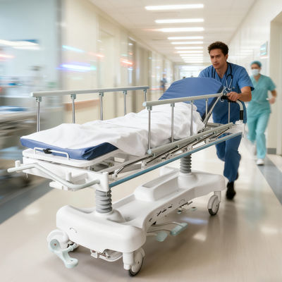 주문 Hydraulic Height Adjustable Stretcher Trolley for Emergency & Recovery online manufacture