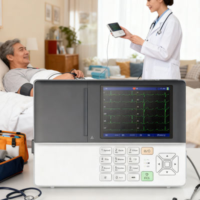 comprar Máquina de ECG de 3 canais com suporte multilíngue e exportação DICOM/HL7 online manufacture