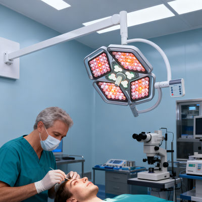 Buy Energy Efficient Wall Type Surgical Light 50W 160,000Lux 50,000H Lifespan online manufacture