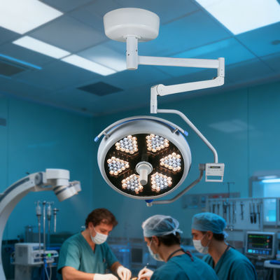 Buy Ceiling-mounted Single Dome Surgical Light 160,000Lux 95 CRI 1300mm Depth online manufacture