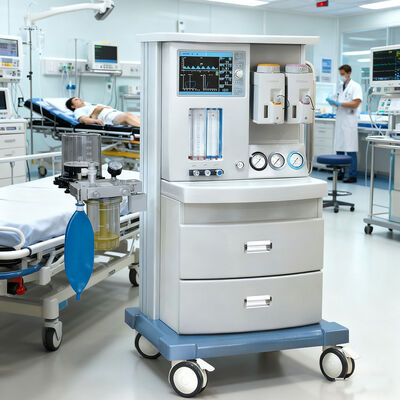 kaufen Premium-Anästhesie-Arbeitsstation mit integriertem Ventilator und Patientenmonitor online manufacture