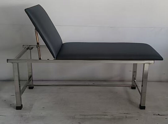 comprar Sofá de exame médico de aço inoxidável com suporte de papel ajustável online manufacture