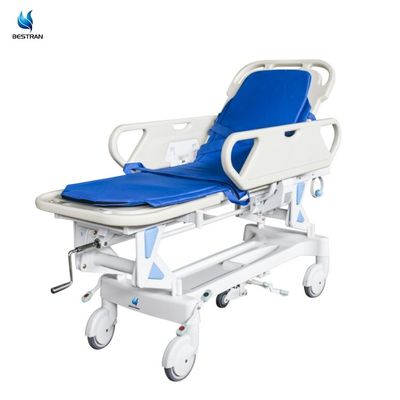 Krankenhaus-Handbuch Patienten-Transfer-Stracher Höhenverstellbarer IV-Spalte Sauerstoffflaschenhalter