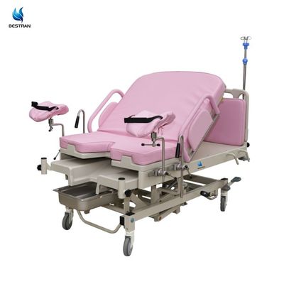 Manual Hospital Delivery Bed Baby Birth Recovery Hydraulic Controlled Height Adjustment