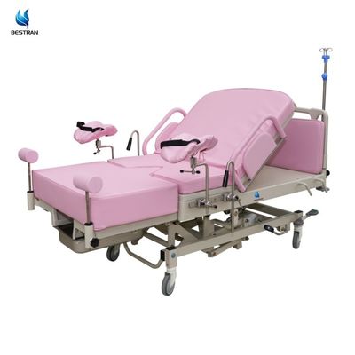 Manual Hospital Delivery Bed Baby Birth Recovery Hydraulic Controlled Height Adjustment