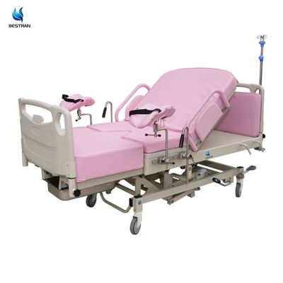 Manual Hospital Delivery Bed Baby Birth Recovery Hydraulic Controlled Height Adjustment