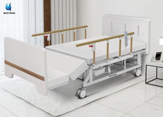 Elterliche Heimnutzung Elektro-Krankenhausbett mit Toilettenloch Haare waschen Links und rechts drehen