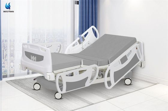 Emergency Wards Electric Medical Beds , Hospital Motorized Bed Five Function