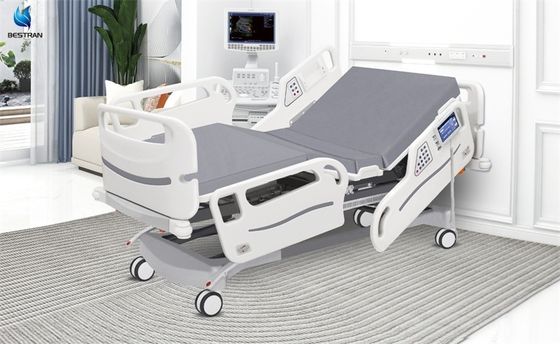 Weighing System Electric Hospital Bed Mobile Nursing Bed Palliative Care 5 Function