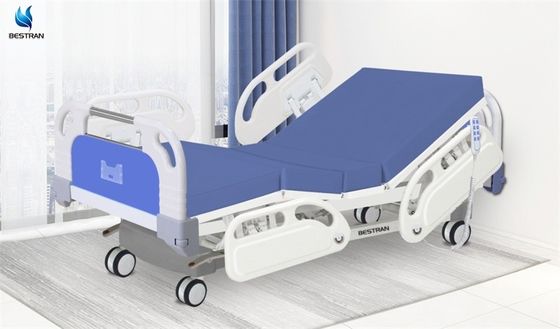 Patient Rooms Electrical Hospital Bed Customized Width Composite Headboard With IV Pole