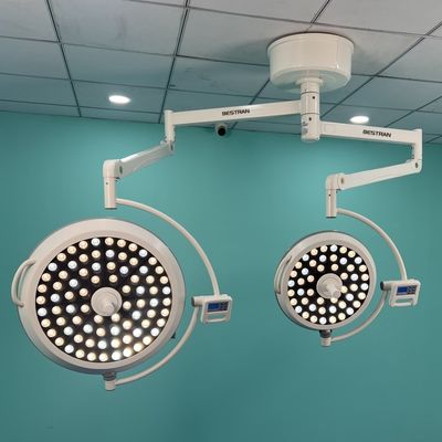 Adjustable Spot LED Ceiling Mounted Surgical Lamp Ultra Slim Streamline Design
