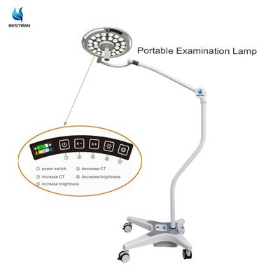 50000hrs Surgical Operating Room Lights Memory Function Floor Mobile Operating Lamp 45VA
