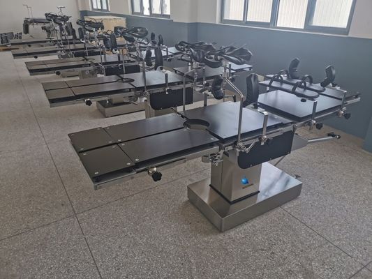 Manual Hydraulic Surgical Operating Table Double Layer Table Top For X Ray Cassette