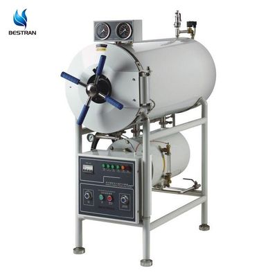 Horizontal Cylindrical Instrument Sterilizer Machine Clinical Drying Electric And Steam Heating