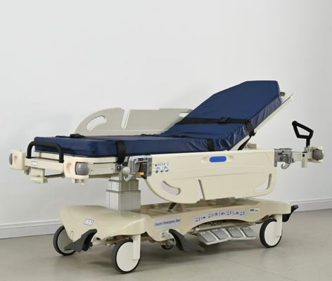 Foot Pedal Control Electric Patient Hospital Stretcher Transport Bed Trolley Mobile
