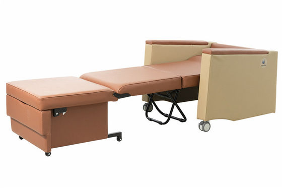 Folding Patient Companion Chair Bed For Family Attendant Caregiver Sleeping Waterproof Mattress