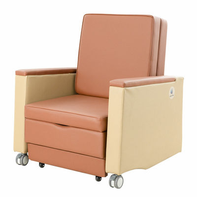 Folding Patient Companion Chair Bed For Family Attendant Caregiver Sleeping Waterproof Mattress