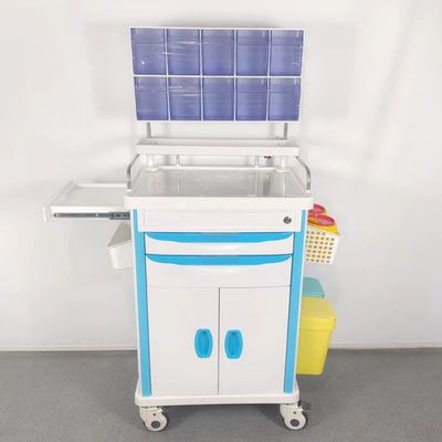 病院 麻酔 トロッキー 道具 荷台 5 収納 引き出し 頑丈 な 構造