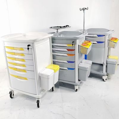 中央ロック付き 医療用トランク 掃除が簡単 6 ドラッグ 病院用薬トランク
