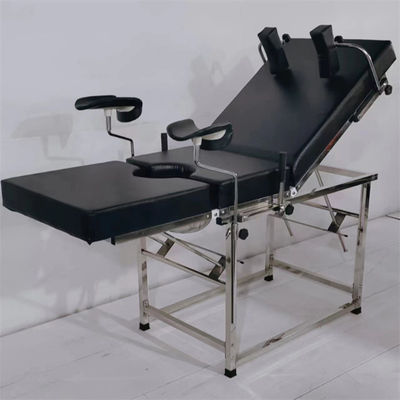 10cm Mattress Gynaecology Examination Couch With Stirrups Handgrips Shoulder Holder