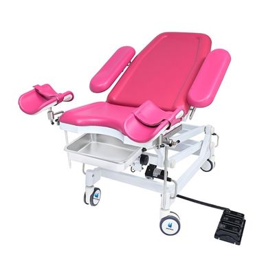 Two Section Electric Gynecology Examination Chair Backrest And Seat Section Adjustable