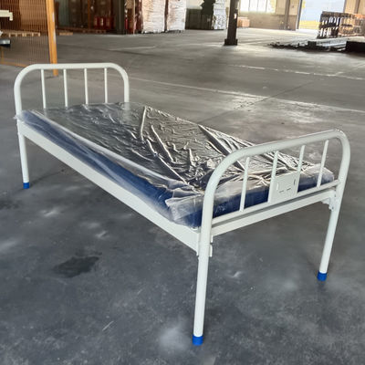 Ward Flat Steel Hospital Bed Stable Design General Patient Care Basic Standard