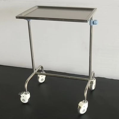 Edelstahl Mayo-Tisch Chirurgische Instrumente Tisch Höhenverstellbarer Halter Sterile Vorräte