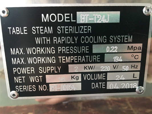 Tabelle oben Chirurgische Autoklave Instrument Sterilisator Maschine Automatische Sterilisation gesteuert