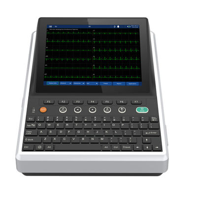 12 conduits 12 canaux ECG machine avec interprétation 9,7 pouces affichage LCD HD écran tactile