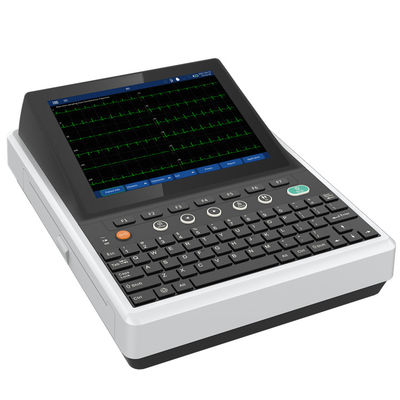12 Leads 12 Kanal EKG-Maschine mit Interpretation 9,7 Zoll HD LCD-Display mit Touchscreen