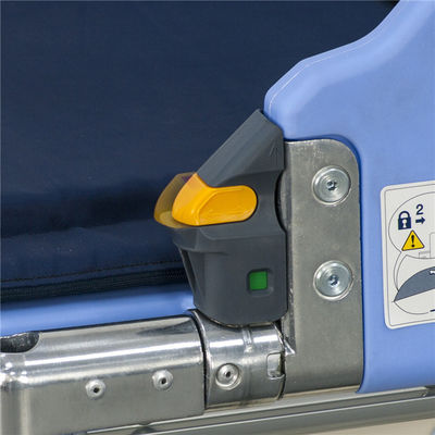 Système de levage manuel des rails pliables pour le transfert des brancards